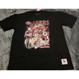 2XL Mitchell & Ness Mens NFL San Franciso 49ers Jerry Rice Hype T-Shirt